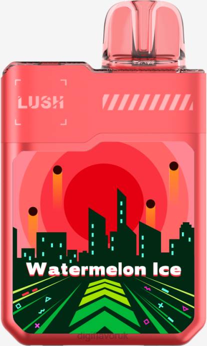 Digiflavor disposable - F6RX1 Watermelon Ice Digiflavor Geekbar LUSH Disposables