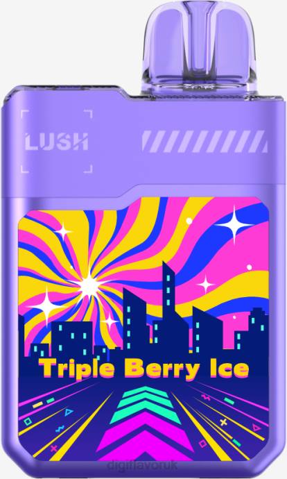 Digiflavor pod - F6RX3 Triple Berry Ice Digiflavor Geekbar LUSH Disposables