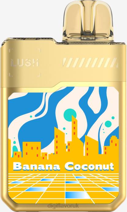 Digiflavor vape pods - F6RX8 Banana Coconut Digiflavor Geekbar LUSH Disposables