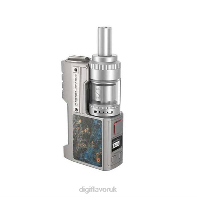 Digiflavor London - F6RX112 Silver Gray Stabwood Digiflavor Z1 SBS Kit With Siren 3 Gta