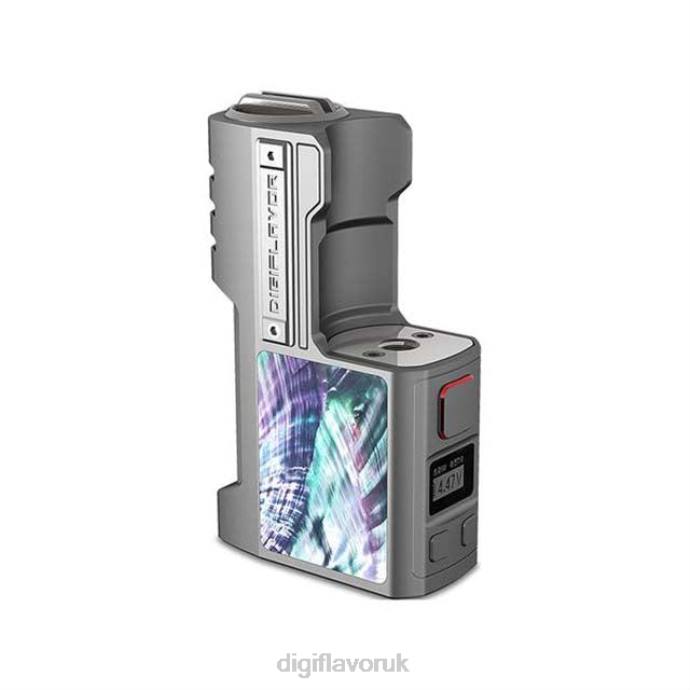 Digiflavor vape mod - F6RX107 Silver Gray Scallop Shell Digiflavor Z1 SBS 80W Mod